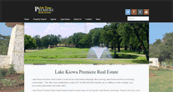 Desktop Screenshot of lakekiowarealestate.com