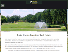 Tablet Screenshot of lakekiowarealestate.com